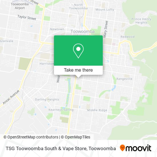TSG Toowoomba South & Vape Store map