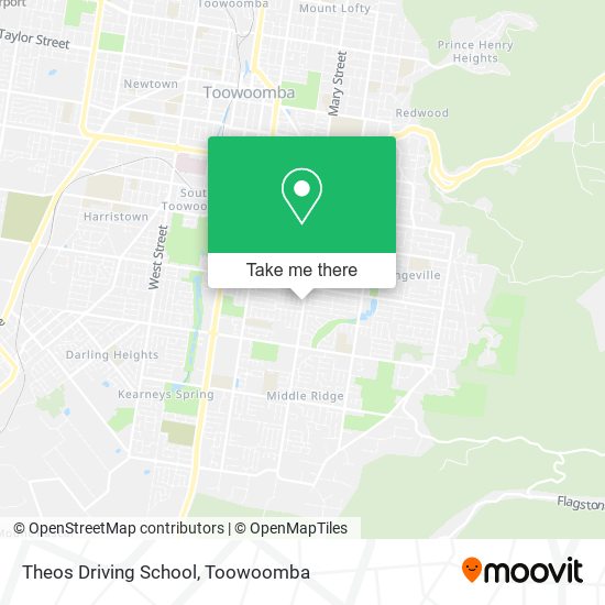 Mapa Theos Driving School