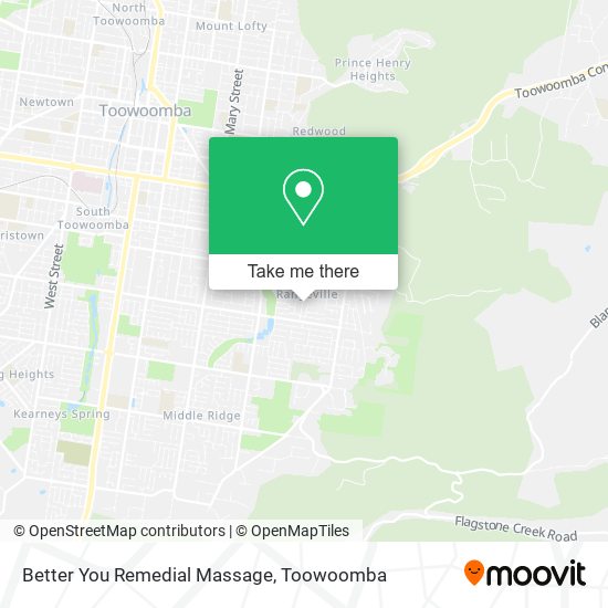 Better You Remedial Massage map