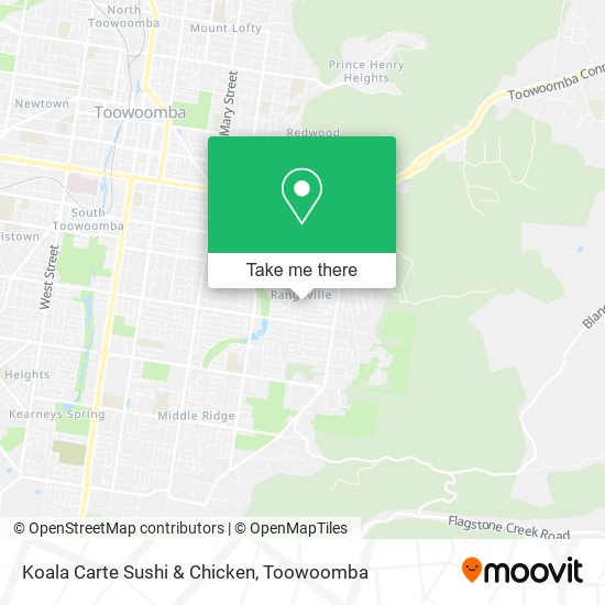 Mapa Koala Carte Sushi & Chicken