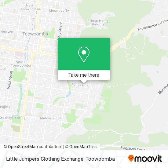 Little Jumpers Clothing Exchange map