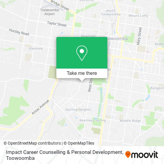 Mapa Impact Career Counselling & Personal Development