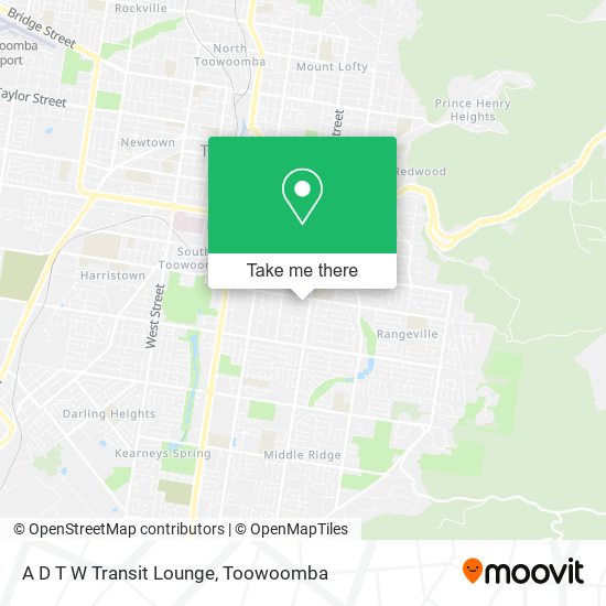 A D T W Transit Lounge map