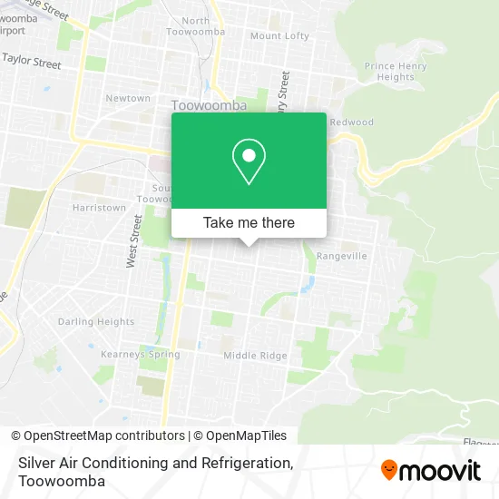 Silver Air Conditioning and Refrigeration map