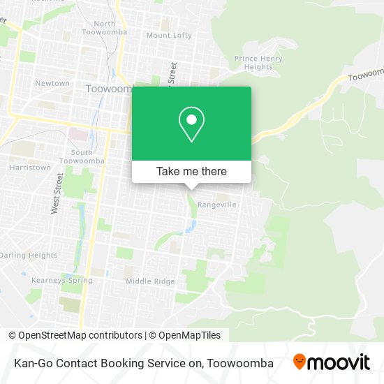 Mapa Kan-Go Contact Booking Service on