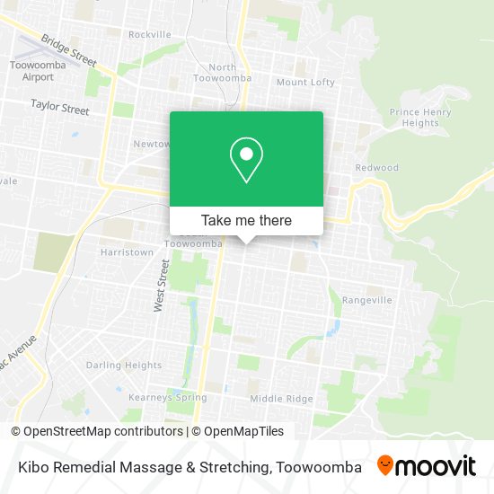 Kibo Remedial Massage & Stretching map