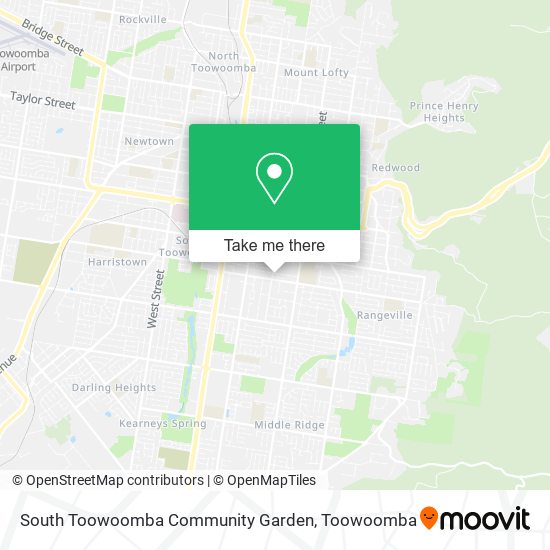 South Toowoomba Community Garden map