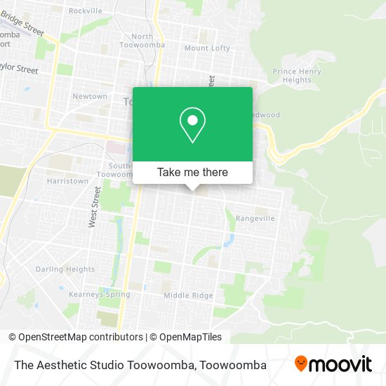 The Aesthetic Studio Toowoomba map
