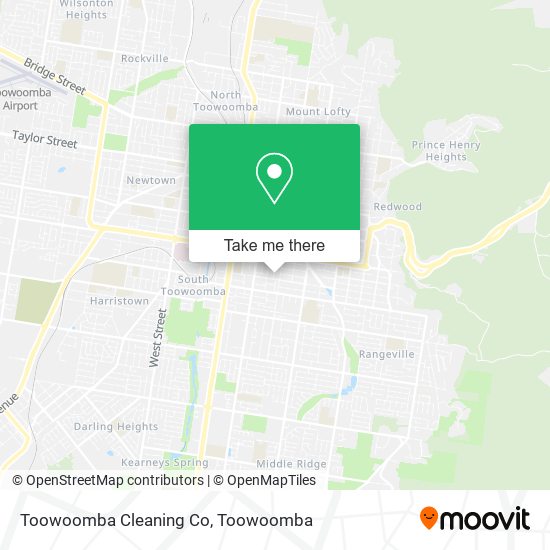 Mapa Toowoomba Cleaning Co