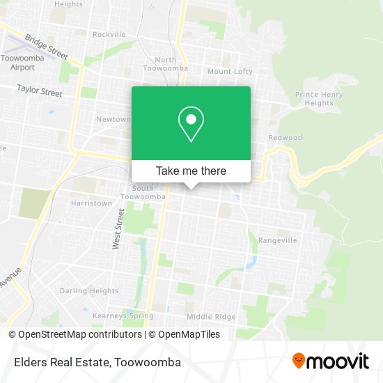 Elders Real Estate map