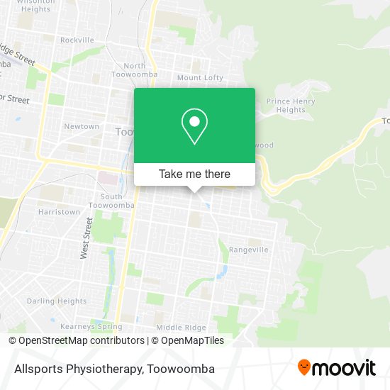 Allsports Physiotherapy map