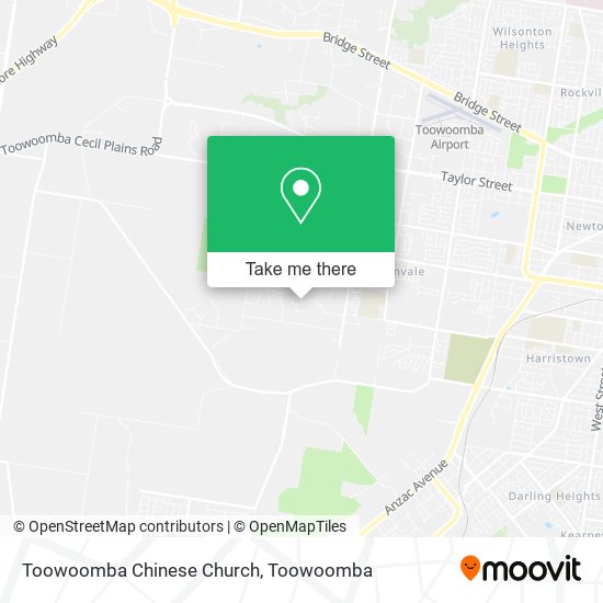 Mapa Toowoomba Chinese Church