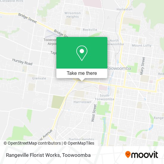 Rangeville Florist Works map