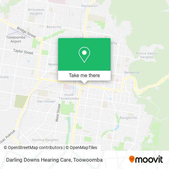 Mapa Darling Downs Hearing Care