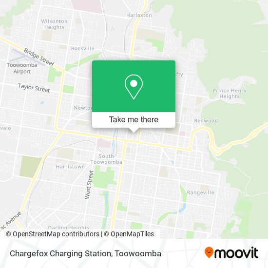 Mapa Chargefox Charging Station