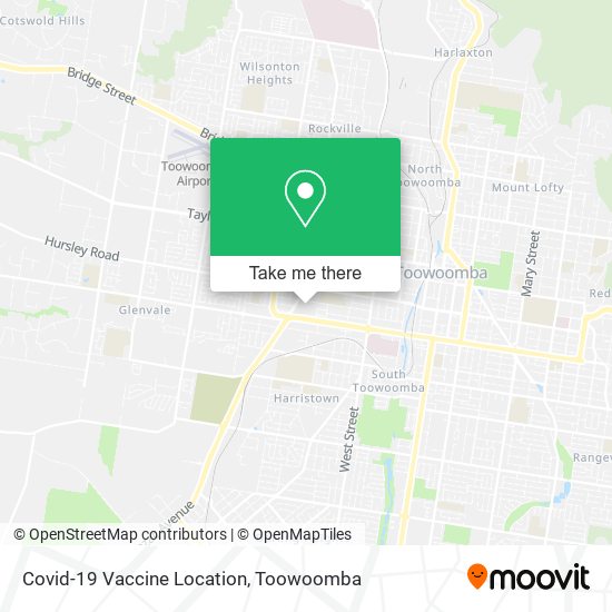 Covid-19 Vaccine Location map