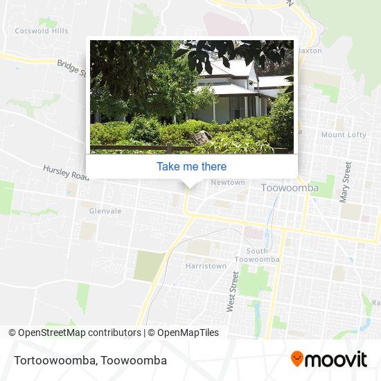 Tortoowoomba map