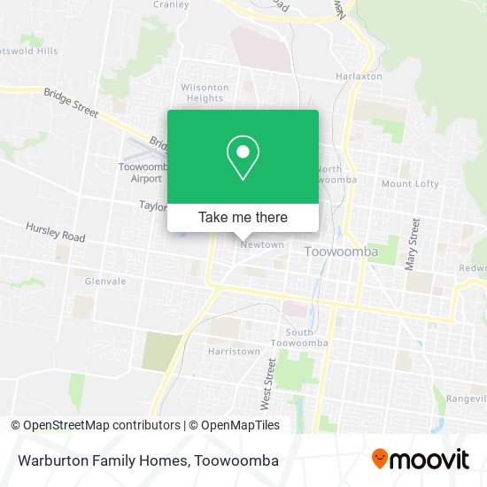 Mapa Warburton Family Homes