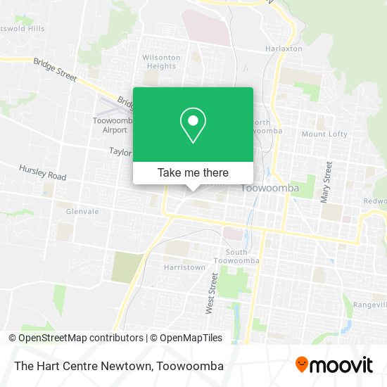 The Hart Centre Newtown map