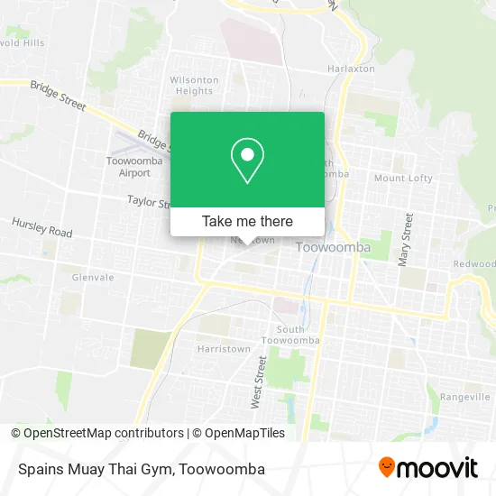 Spains Muay Thai Gym map