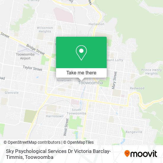 Mapa Sky Psychological Services Dr Victoria Barclay-Timmis