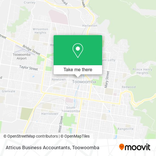 Mapa Atticus Business Accountants