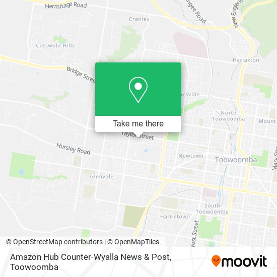 Amazon Hub Counter-Wyalla News & Post map