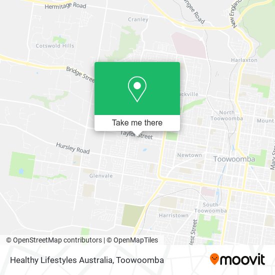 Healthy Lifestyles Australia map