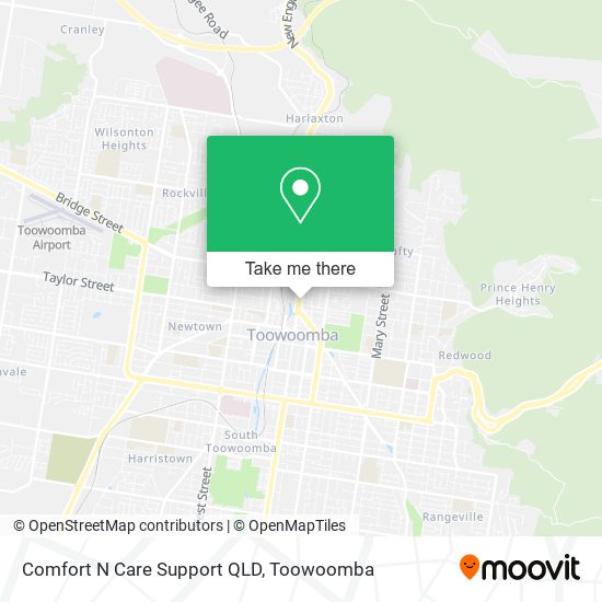 Comfort N Care Support QLD map