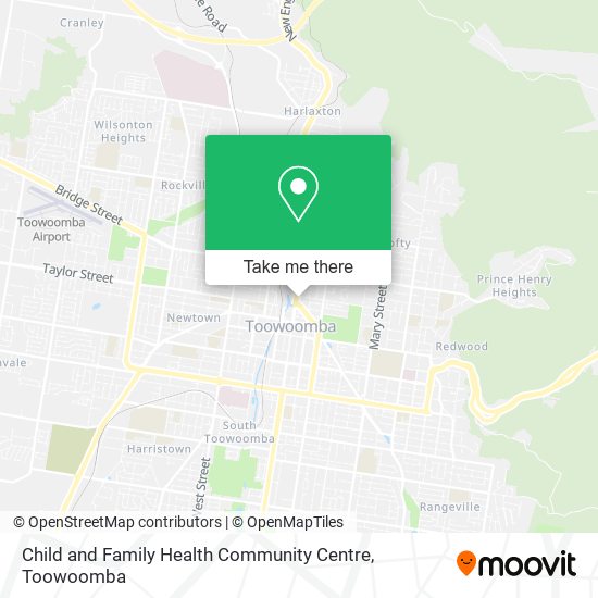 Child and Family Health Community Centre map
