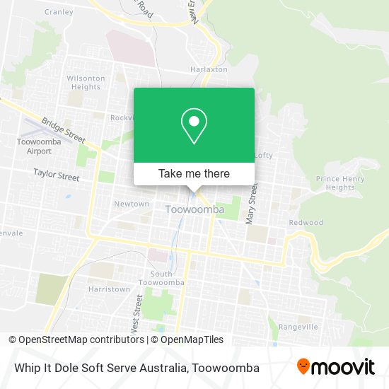 Mapa Whip It Dole Soft Serve Australia