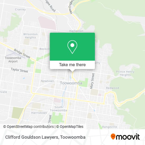 Mapa Clifford Gouldson Lawyers