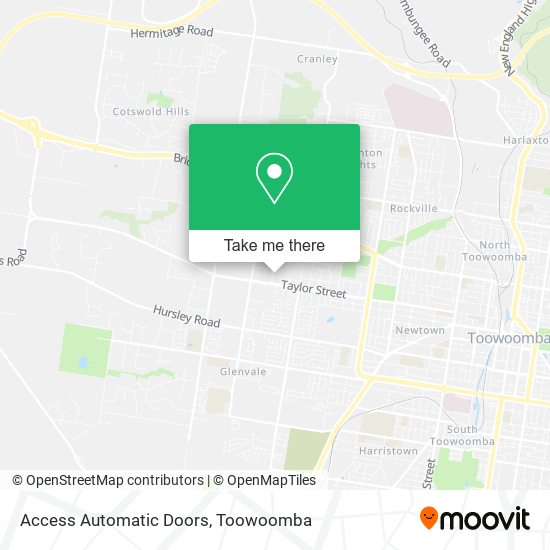 Access Automatic Doors map