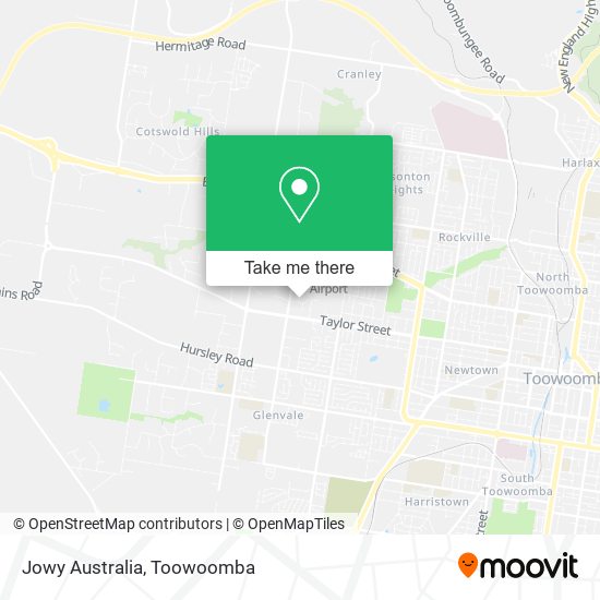 Jowy Australia map