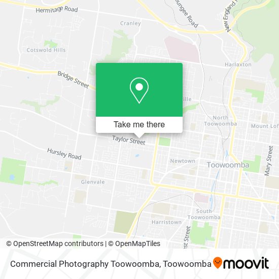 Mapa Commercial Photography Toowoomba
