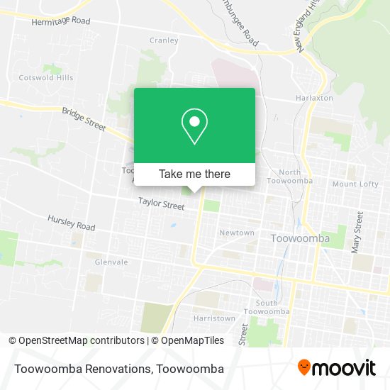 Mapa Toowoomba Renovations