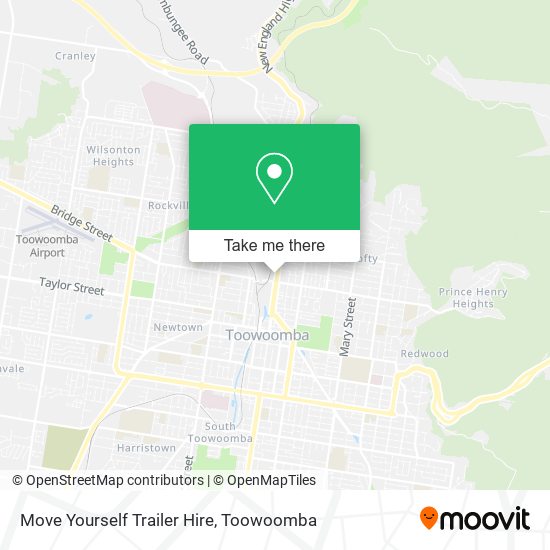 Move Yourself Trailer Hire map