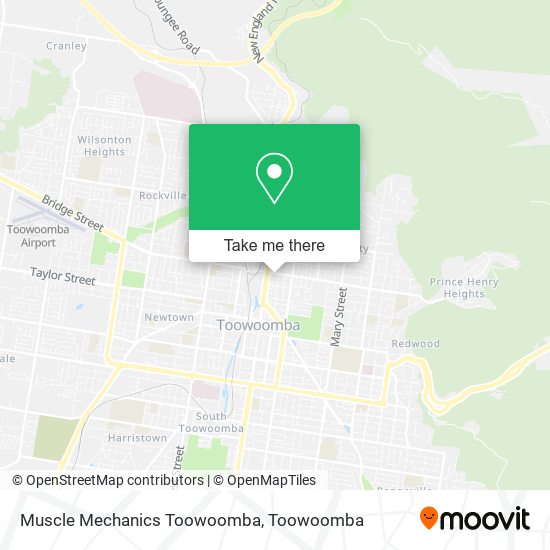 Muscle Mechanics Toowoomba map