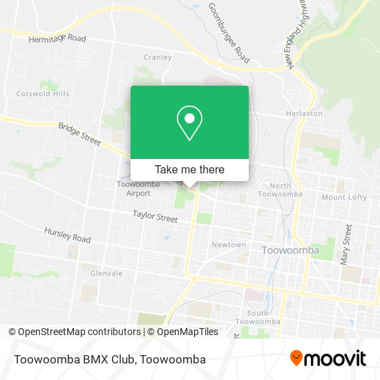 Toowoomba BMX Club map