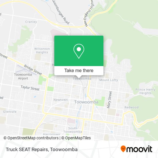 Truck SEAT Repairs map