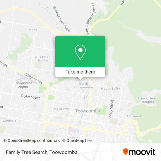 Family Tree Search map
