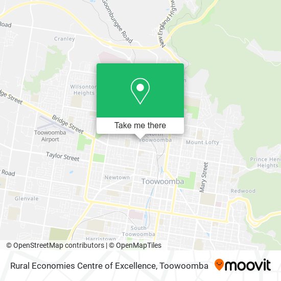 Rural Economies Centre of Excellence map