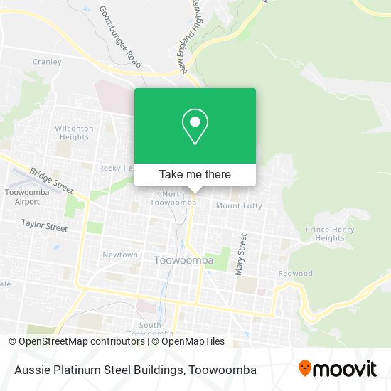 Mapa Aussie Platinum Steel Buildings