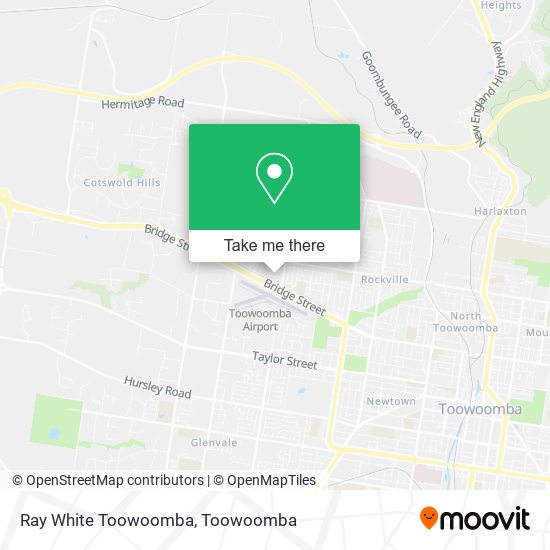 Ray White Toowoomba map