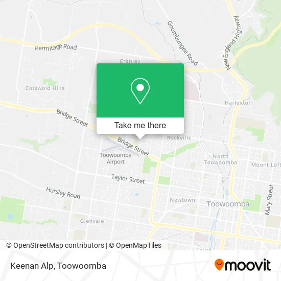Mapa Keenan Alp