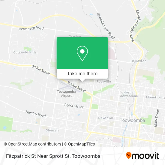 Mapa Fitzpatrick St Near Sprott St