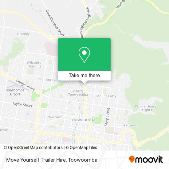 Move Yourself Trailer Hire map