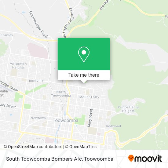 South Toowoomba Bombers Afc map