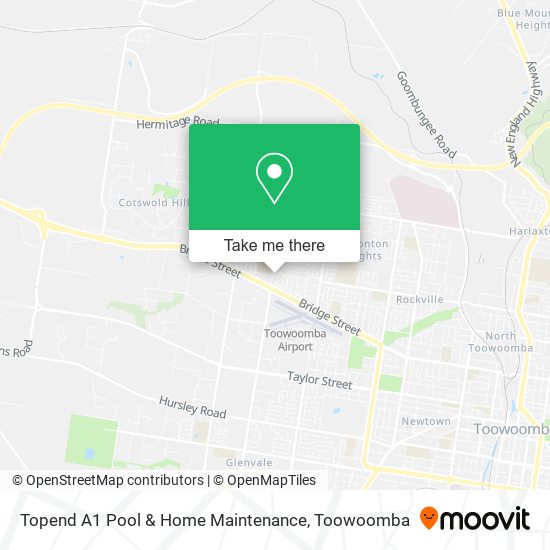 Mapa Topend A1 Pool & Home Maintenance