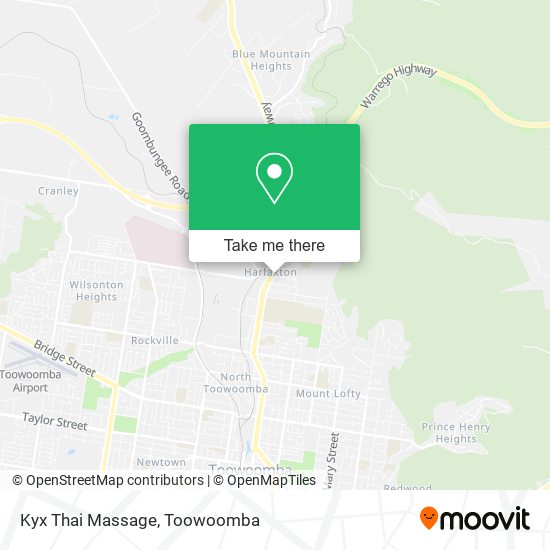 Kyx Thai Massage map